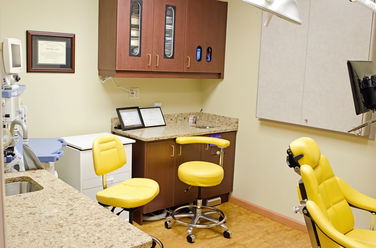 Modern dental treatment room equipped for implant procedures at Beautiful Smiles
